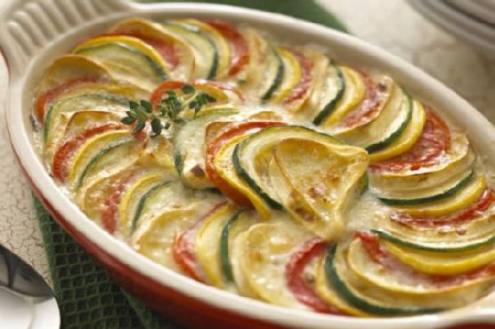 Ratatouille with brie