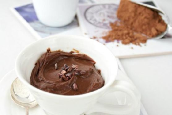 Vegan dirty chai pudding