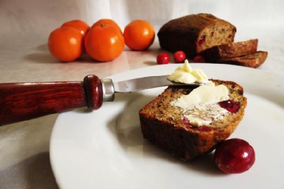 Cranberry orange banana bread