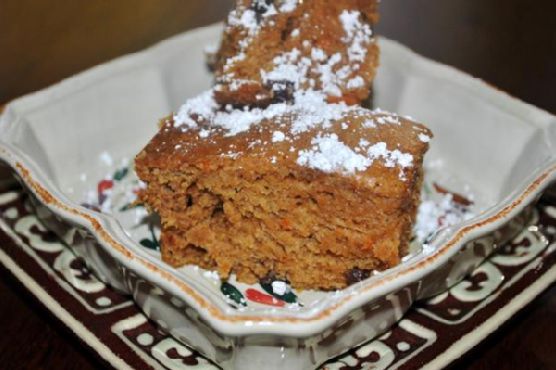 Carrot banana snack cake