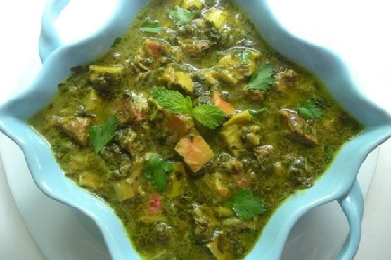 Persian rhubarb stew