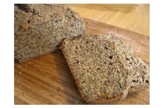 Flax, quinoa, and almond meal bread