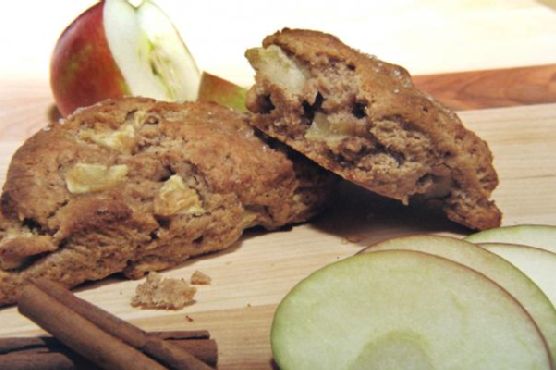 Apple pie honey wheat scones