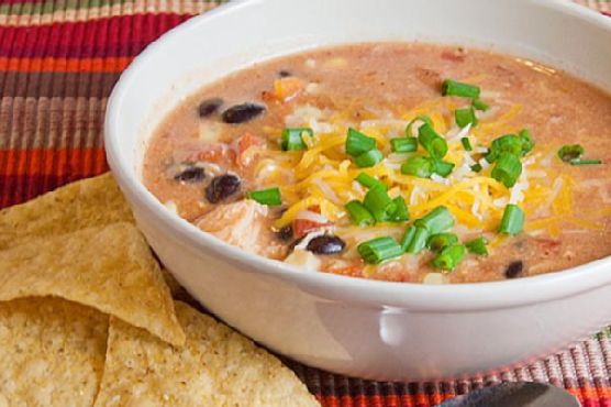 Quick chicken enchilada soup