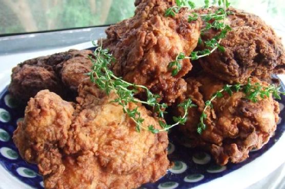 Crispy buttermilk fried chicken