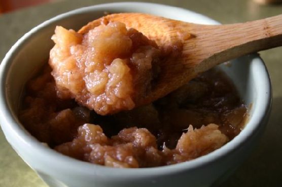 Slow cooked applesauce