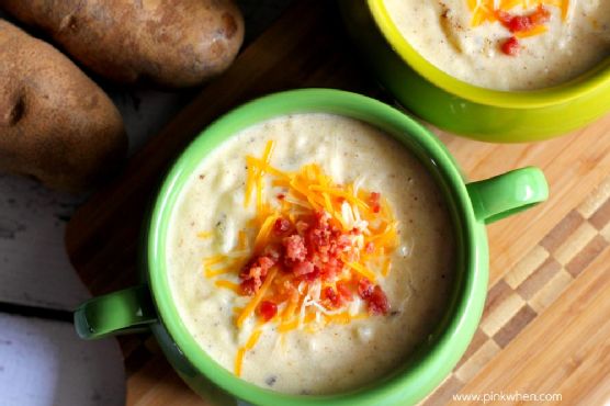 Loaded baked potato soup