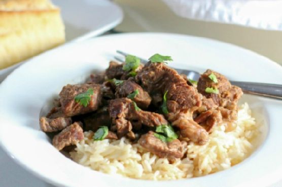 Instant pot beef tips and rice