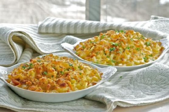 Macaroni and cheese gratin