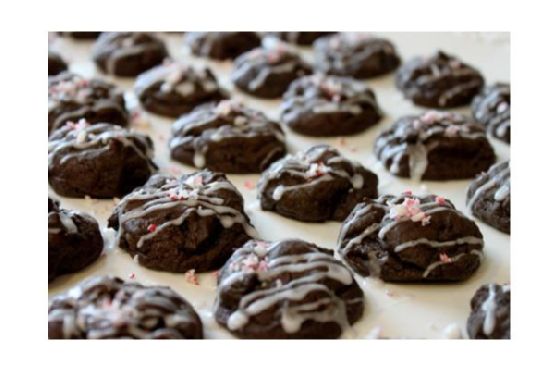 Chocolate peppermint cookies