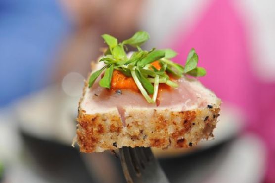 Baharat panko crusted albacore tuna