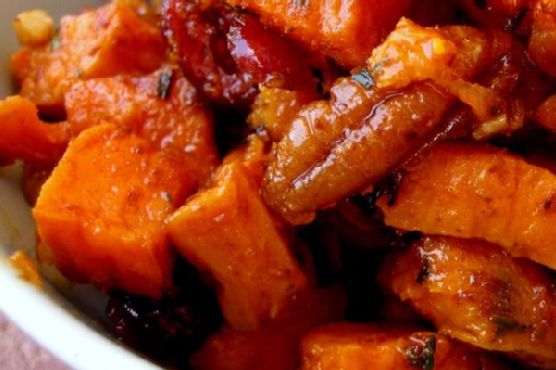 Roasted sweet potato salad