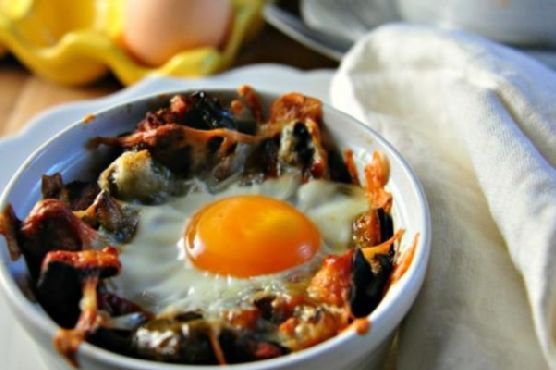 Sweet potato hashbrown breakfast bake