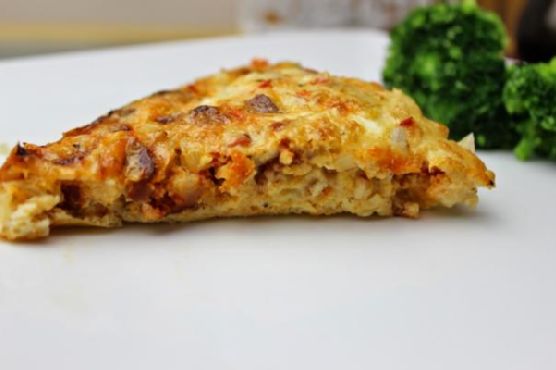 Chorizo and egg bake