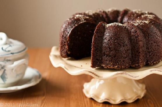 Chocolate asparagus bundt cake