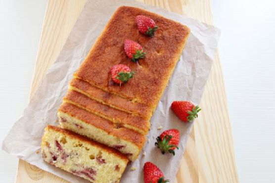 Lemon and strawberry loaf