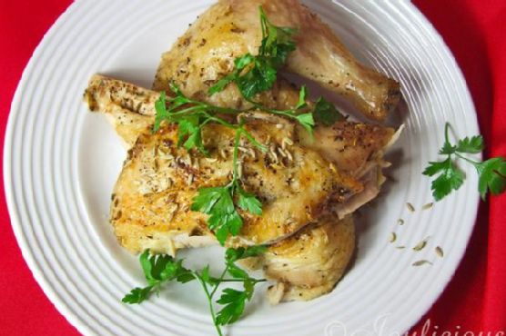 Herb roasted chicken