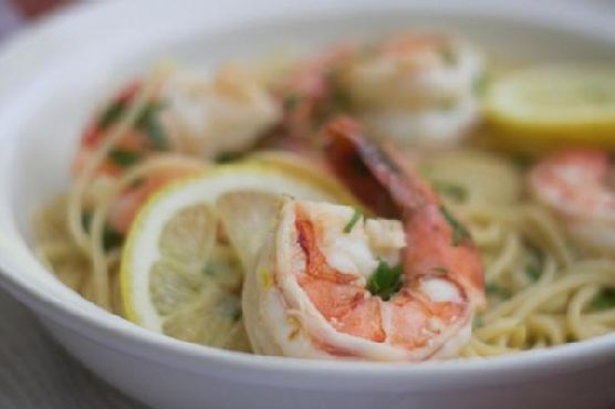 Easy shrimp scampi