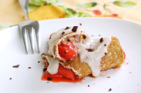 Gluten free quinoa and corn flour crepes