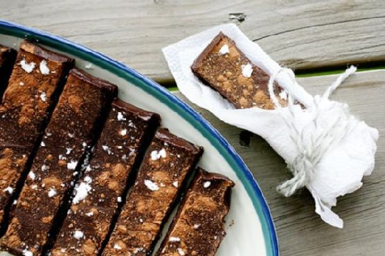 No bake chocolate bars