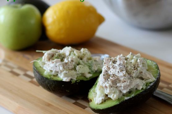 Chicken salad with apples and celery