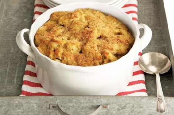 Curried cauliflower gratin