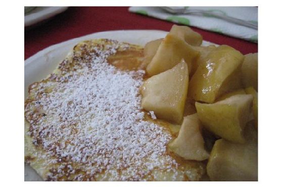 Baked apple pancake