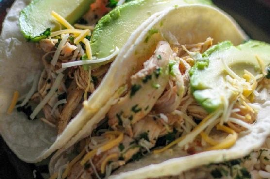 Instant pot chicken tacos