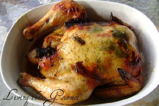 Curry and sage roast chicken