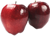 red apples