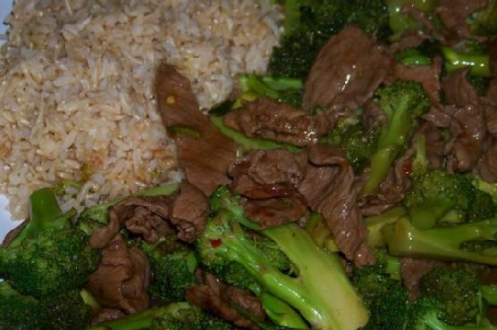 Chili and garlic beef broccoli stir fry