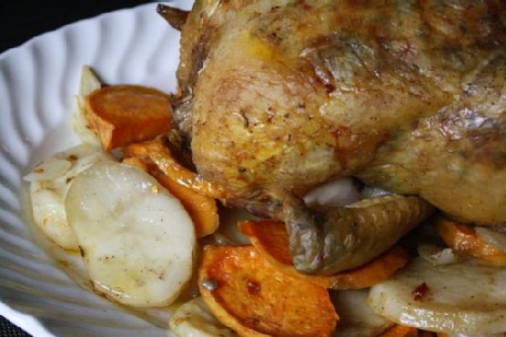 Simple roast chicken