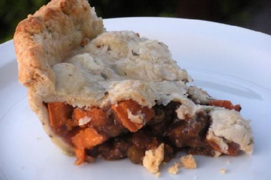 Lamb & sweet potato pot pie