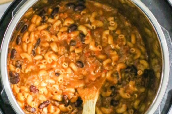 Instant pot chili mac