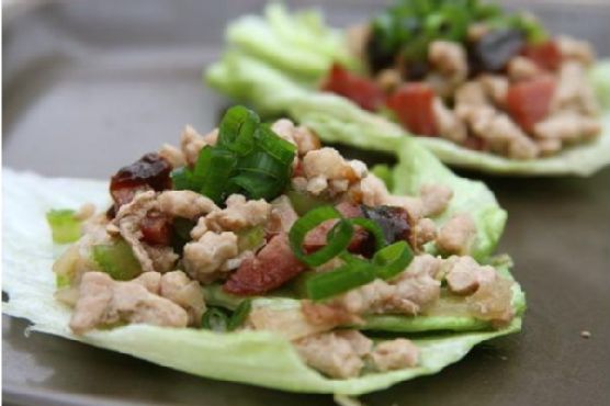 Mexican chicken lettuce wraps