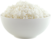 cooked long grain rice