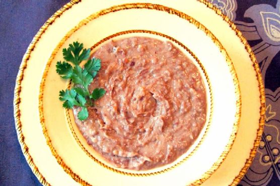 Crockpot "refried" beans