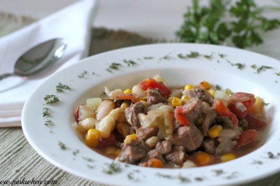 Easy vegetable beef soup