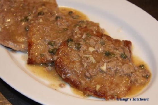 Veal piccatas