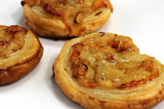 Apple cheddar palmiers