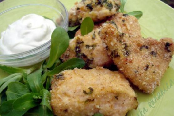 Parmesan chicken nuggets