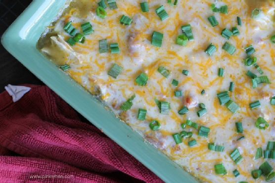 Chicken enchilada casserole