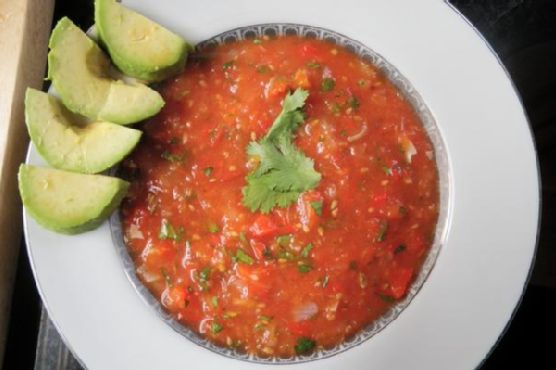 Roasted red pepper & tomato salsa