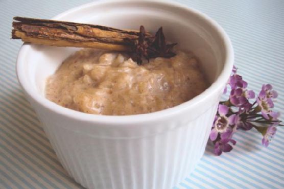 Dreamy chai rice pudding