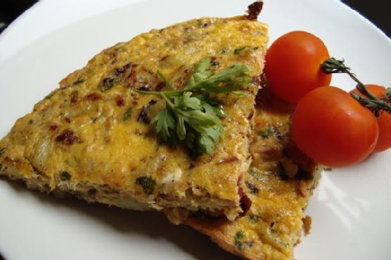 Salmon frittata